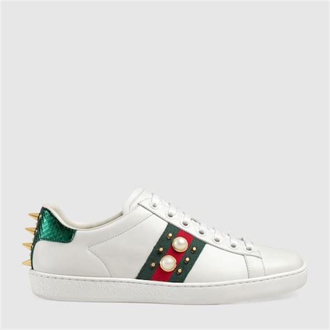 scarpe gucci ginnastica con borchie|sneaker donna gucci.